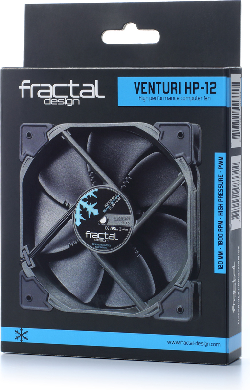 Fractal design ventilator venturi hp 12 pwm w 2 orig - FRACTAL DESIGN Venturi HP-12 PWM White 120mm Case Fan (White)