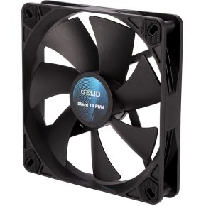 Silent 14 PWM Black 140mm Case Fan (Black) - afbeelding 2
