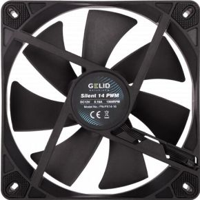 Silent 14 PWM Black 140mm Case Fan (Black) - afbeelding 3