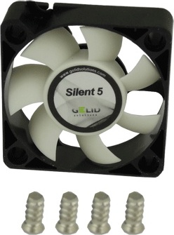 Gelid solutions silent 5 ventilatorh 2 orig - Gelid Solutions Silent 5 50mm Case Fan