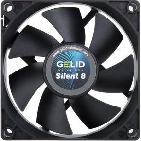 Silent 8 Black 80mm Case Fan - afbeelding 3