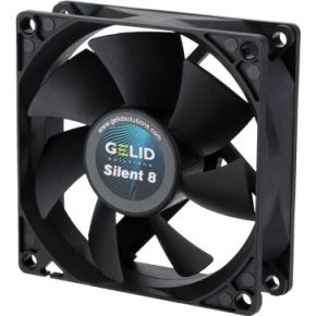 Silent 8 PWM Black 80mm Case Fan (900-2000 RPM, 27 CFM) - afbeelding 2