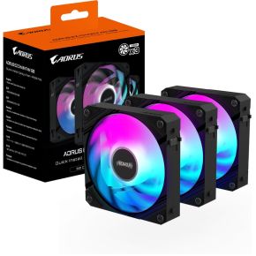 AORUS EZ CHAIN FAN 120 120mm Case Fan (Black) - afbeelding 7