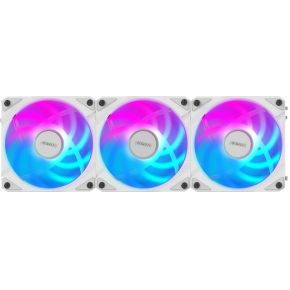 Aorus EZ Chain Fan 120 Ice 3-Pack 120mm Case Fan (White) - afbeelding 2
