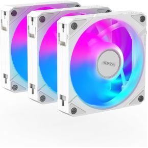 Aorus EZ Chain Fan 120 Ice 3-Pack 120mm Case Fan (White) - afbeelding 3