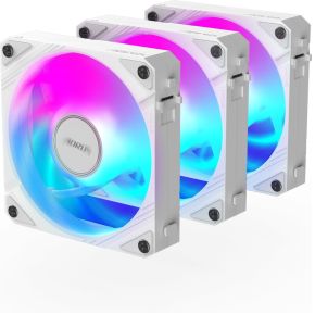 Aorus EZ Chain Fan 120 Ice 3-Pack 120mm Case Fan (White) - afbeelding 4