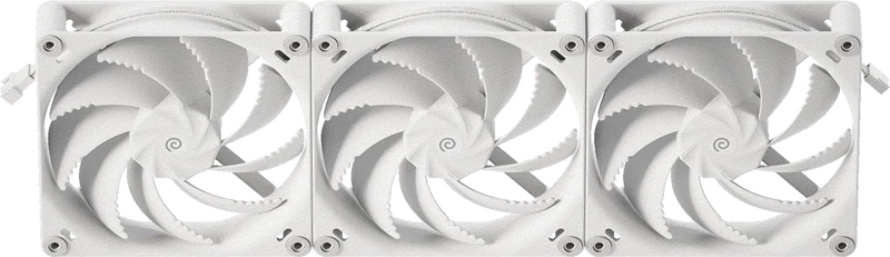 Havn h14 pwm 3 pack 140mm white 6 orig - HAVN H14 PWM 140mm Fan Triple Pack White Case Fan