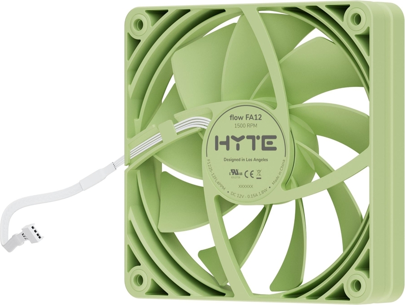 Hyte fa12 case fan 776791 4 orig - HYTE FA12 120mm PWM Fan 4 Pack - Matcha Milk Case Fan