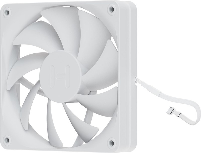 Hyte fa12 case fan 776821 3 orig - HYTE FA12 120mm PWM Fan 4-Pack - Snow White Case Fan