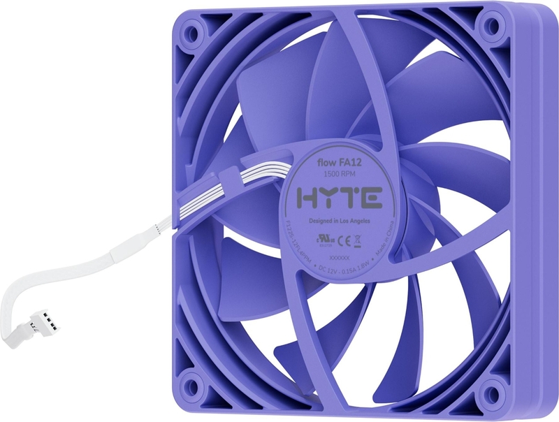 Hyte fa12 case fan 776822 4 orig - Hyte FA12 120mm PWM Fan 4-Pack - Taro Milk Case Fan