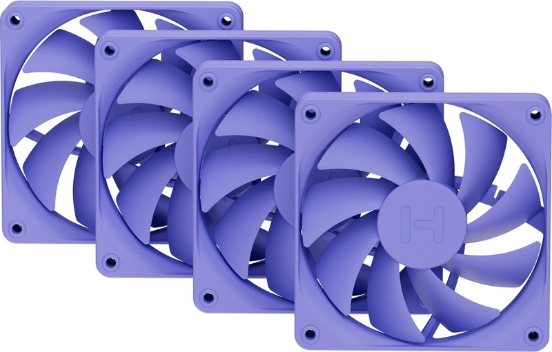 Hyte fa12 case fan 776822 - Hyte FA12 120mm PWM Fan 4-Pack - Taro Milk Case Fan
