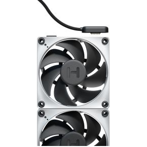 THICC FP12 Performance Fan 3-Pack met Nexus Portal NP50 120mm Case Fan (Black/White) - afbeelding 8