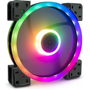 Inter Tech Inter-Tech Argus RS-141 RGB 140mm Case Fan (Black) - afbeelding 2