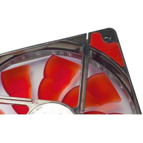 Inter-Tech Argus L-12025 Red 120mm LED Fan - afbeelding 2