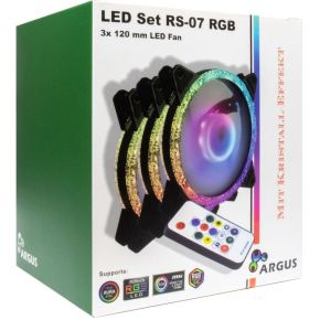 Argus RS-07 RGB Fan Set - 3x 120mm - afbeelding 8