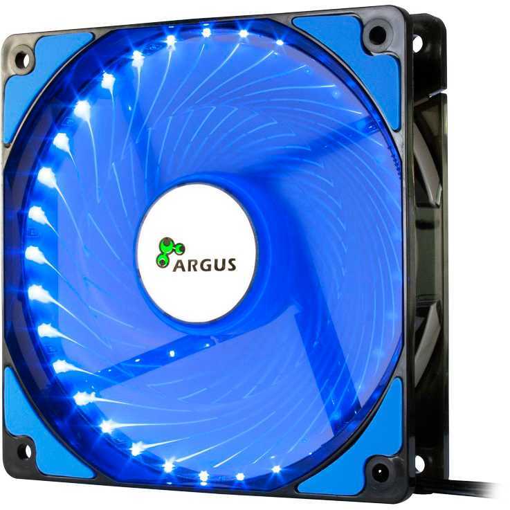 Argus L-12025 120mm Blue LED Case Fan (1200 RPM, Fluid Bearing) - afbeelding 5