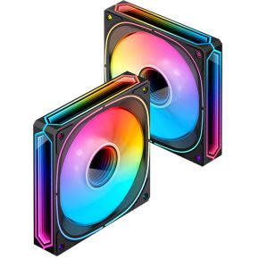 Jonsbo FR-505B koelsysteem voor computers Zwart, Wit 1 stuk case fan, productafbeelding 2