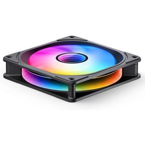 FR-606B Infinity Mirror ARGB PWM Case Fan - 120mm Black - afbeelding 4