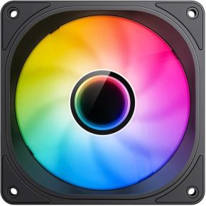 FR-606BR PWM Reverse Blade ARGB 120mm Case Fan - Black - afbeelding 3