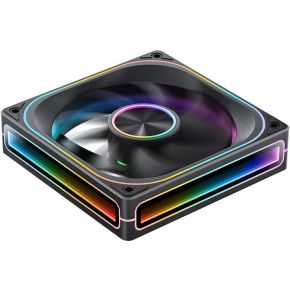 ZA-120 Reverse Blade PWM ARGB 120mm Case Fan - Black - afbeelding 3