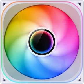 ZA-140W PWM ARGB Infinity Mirror 140mm Case Fan White - afbeelding 5