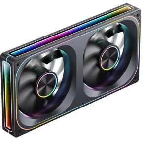 ZA-240 Reverse Blade PWM ARGB Black 240mm Case Fan (Black) - afbeelding 2
