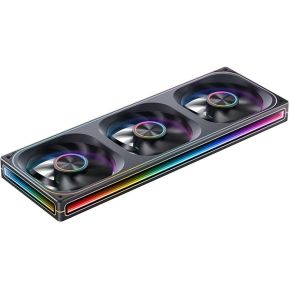 ZA-360B ARGB Infinity Mirror 3-in-1 120mm Case Fan (Black) - afbeelding 3