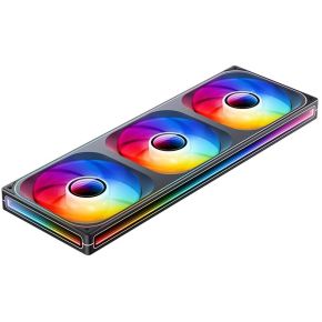 ZA-420BR PWM Reverse ARGB Black 420mm Case Fan - afbeelding 2