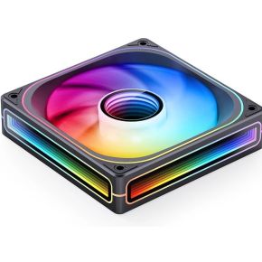 ZB-120B ARGB PWM Infinity Mirror Black 120mm Case Fan (Black) - afbeelding 3