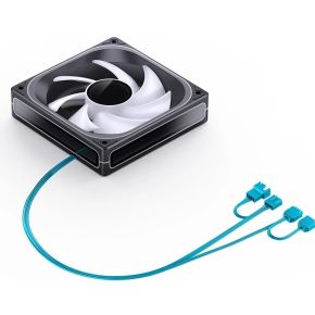 ZB-120B ARGB PWM Infinity Mirror Black 120mm Case Fan (Black) - afbeelding 6