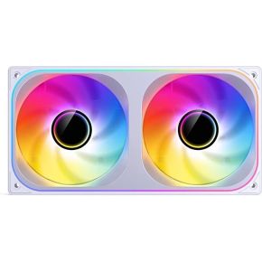 ZB-240 PWM ARGB Single Frame Fan - 240mm White - afbeelding 2