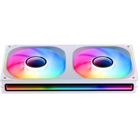 ZB-240 PWM ARGB Single Frame Fan - 240mm White - afbeelding 3