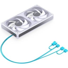 ZB-240 PWM ARGB Single Frame Fan - 240mm White - afbeelding 5