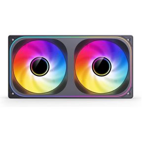 ZB-240 Reverse Blade PWM ARGB Case Fan - 240mm Black - afbeelding 2