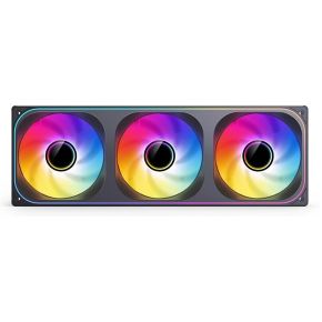 ZB-360 Reverse Blade PWM ARGB Black 120mm Case Fan (Black) - afbeelding 2