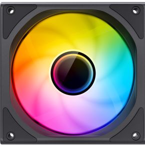 ZK-120B ARGB PWM 120mm Case Fan 3-Pack - Black - afbeelding 4