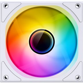 ZK-120W ARGB 3-in-1 Chassis Fan Pack White 120mm Case Fan (White) - afbeelding 4