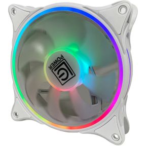 LC-Power LC-CF-120-ARGB-W 120 mm ARGB Case Fan - White - afbeelding 2