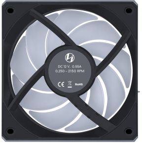 UNI FAN CL Wireless 120mm ARGB PWM Fan Black - afbeelding 4
