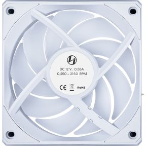 UNI FAN CL Wireless 120mm ARGB White Case Fan - Single Pack - afbeelding 4