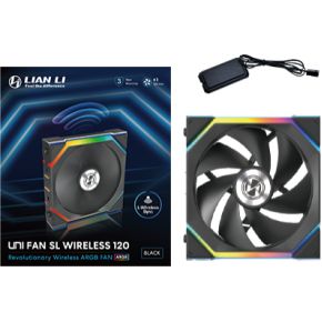 Lian-Li Lian Li UNI FAN SL Wireless 120 ARGB Single Pack Black 120mm Case Fan (Black) - afbeelding 5