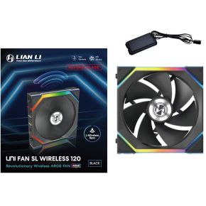UNI FAN SL Wireless Reverse Blade 120mm Black Single Pack - afbeelding 5