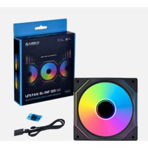 Lian Li UNI FAN SL-INFINITY 120 ARGB PWM Fan 120mm Case Fan (Black) - afbeelding 4