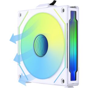Lian-Li Lian Li UNI FAN SL-INF 120 Reverse Blade White 120mm Case Fan (White) - afbeelding 5