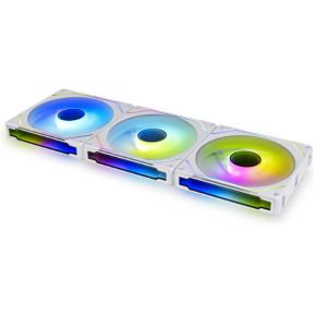 UNI FAN SL-Infinity 120 RGB White 3-Pack with Controller 120mm Case Fan (White) - afbeelding 2