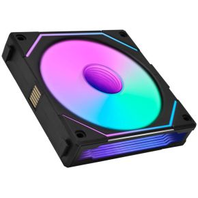 Lian-Li Lian Li UNI FAN SL-Infinity 120 RGB Reverse Blade Black 3-Pack 120mm Case Fan (Black) - afbeelding 2