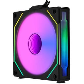 Lian-Li Lian Li UNI FAN SL-Infinity 120 RGB Reverse Blade Black 3-Pack 120mm Case Fan (Black) - afbeelding 3