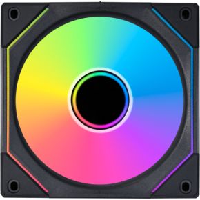 UNI FAN SL-Infinity 120 RGB Black 3-Pack 120mm Case Fan (Black) - afbeelding 2