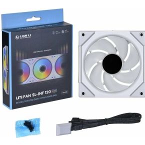 Lian Li UNI FAN SL-Infinity 120 Reverse Blade White 120mm Case Fan (White) - afbeelding 6