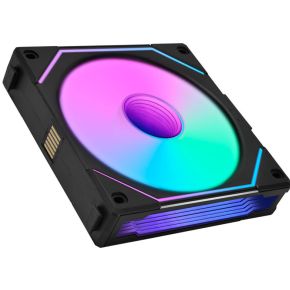 UNI FAN SL-Infinity 120 Reverse Blade ARGB PWM Black 120mm Case Fan (Black) - afbeelding 2